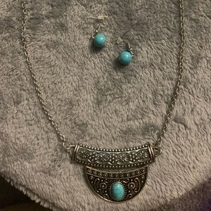Necklace with earings